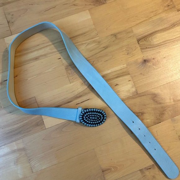 Doncaster Light Turquoise Belt - Picture 4 of 4